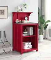 Cargo Red Finish Reception Desk Model AC00377 By ACME Furniture